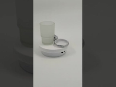 Μονό Κρατητής Tumbler SUS304 γυάλινα εξαρτήματα μπάνιου OEM ODM κλασικό στρογγυλό