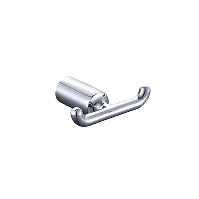 Τείχος Ζινκ Double Robe Hook Χρώμα Χρώμα για μπάνιο